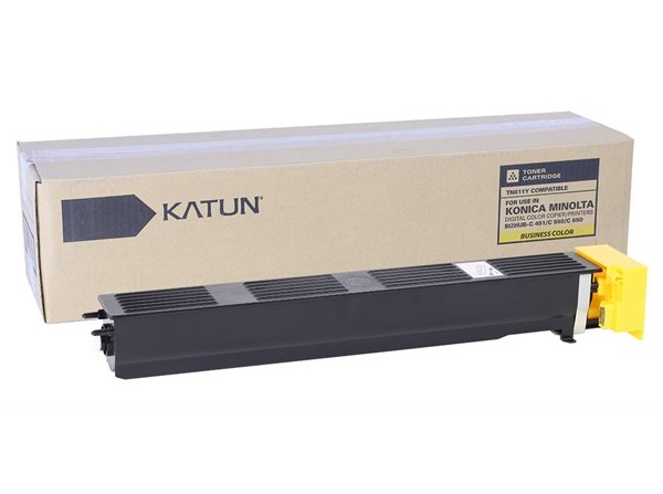 Konica Minolta TN-611 Muadil Sarı Toner C-550-650-451